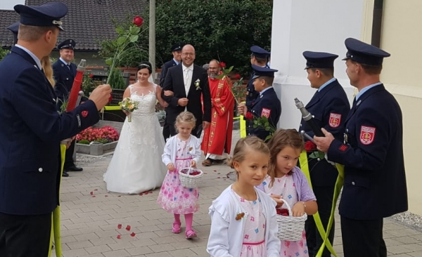 Hochzeit unseres 2. Vorstandes Josef Lang